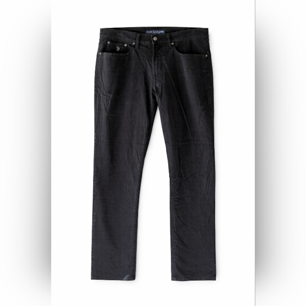 U.S. Polo Assn Black Stretch Jeans Men’s 33x30‎ Straight Fit